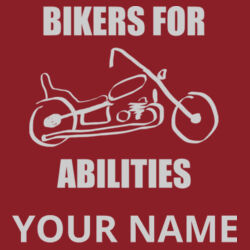 Bikers For Abilities Design BAE1 Engraved on a Polar Camel® - 16 oz. Vacuum Insulated Stemless Wine Tumbler with Lid Design