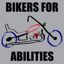Bikers For Abilities Design BA1 on a BELLA+CANVAS® - Women's Flowy Racerback Tank Design