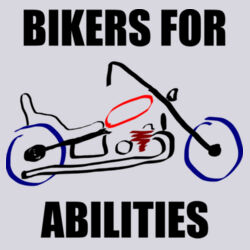 Bikers For Abilities Design BA1 on a Port & Company® - Core Fleece Pullover Hooded Sweatshirt Design