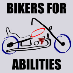 Bikers For Abilities Design BA1 on a Port & Company® - Core Fleece Crewneck Sweatshirt Design