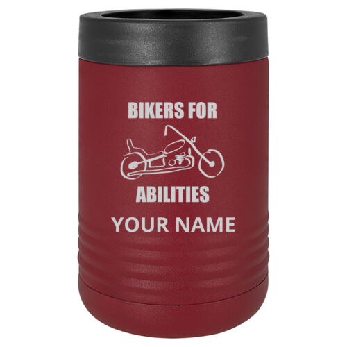 Bikers For Abilities Design BAE1 Engraved on a Polar Camel® - Stainless Steel Vacuum Insulated Beverage Holder Thumbnail