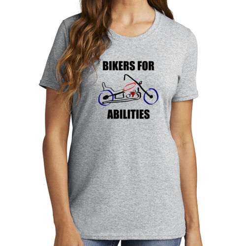 Bikers For Abilities Design BA1 on a Port & Company® - Women's Core Cotton Tee Thumbnail